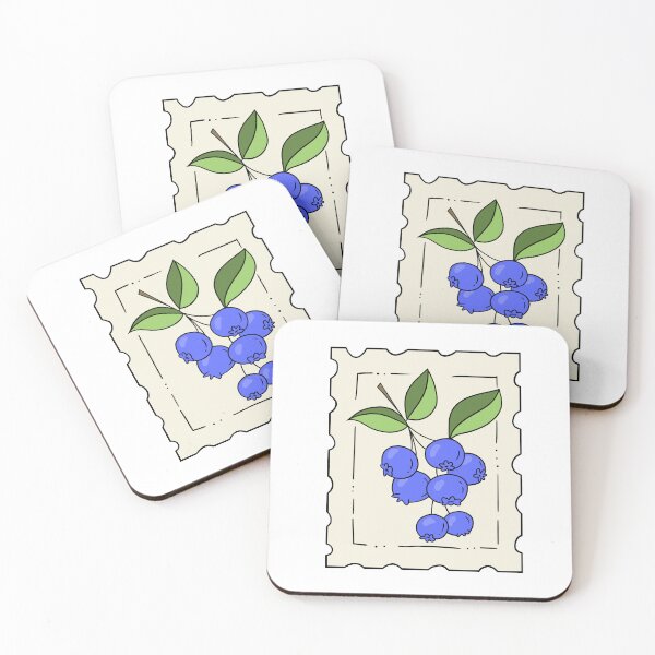 Item preview, Vintage Blueberry Stamp designed and sold by Trifles and Tricksters .