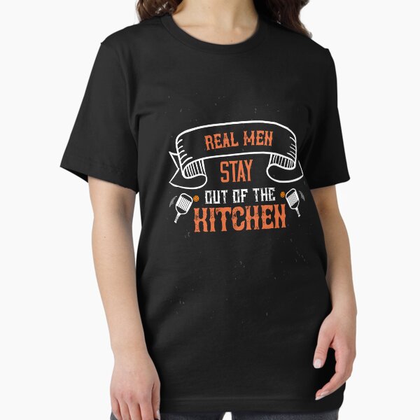 Item preview, Funny Pickleball Slogan "Real Men Stay Out of the Kitchen" Design designed and sold by ARSLANE ⭐⭐⭐⭐⭐.