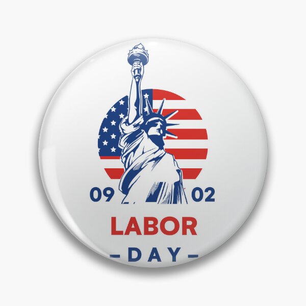Item preview, Celebrate Labor Day with Liberty: Exclusive Statue of Liberty and Stars & Stripes Design! designed and sold by Chroma Artis.