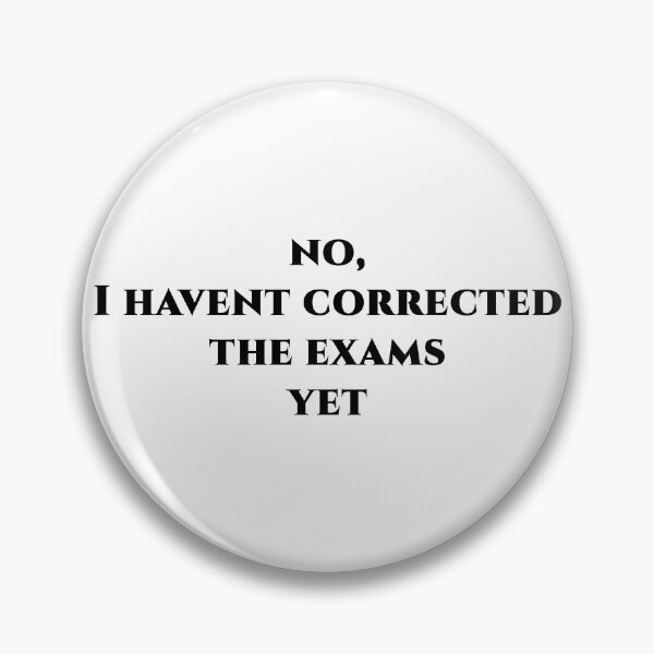 Item preview, no,i havent corrected the exams yet - simple elegant black text designed and sold by EmeraldeaArt.