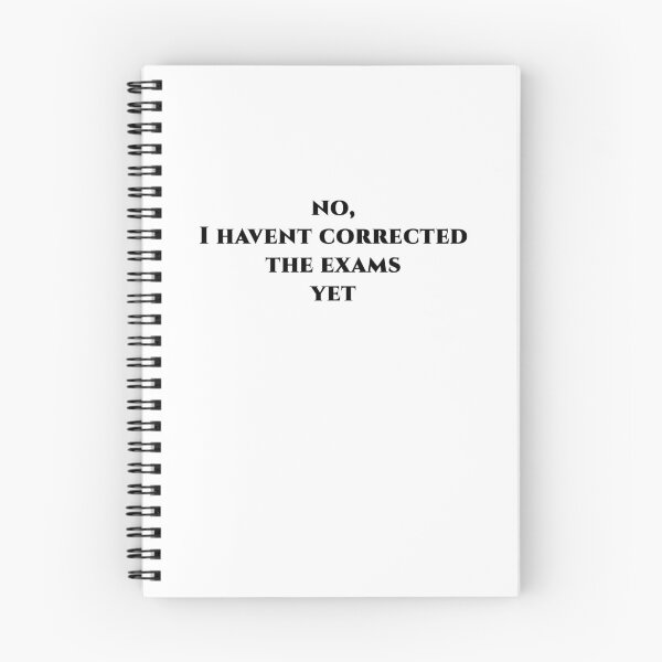 Item preview, no,i havent corrected the exams yet - simple elegant black text designed and sold by EmeraldeaArt.