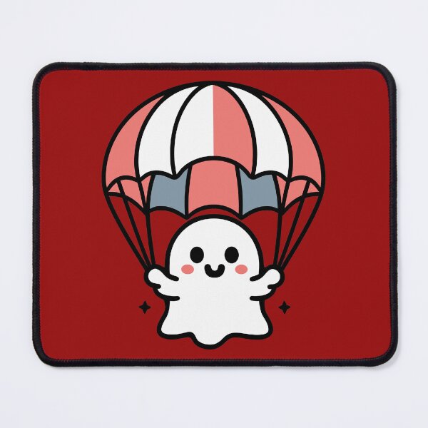 Item preview, Cute Ghost Jumps with a Parachute designed and sold by MaateoDesign.