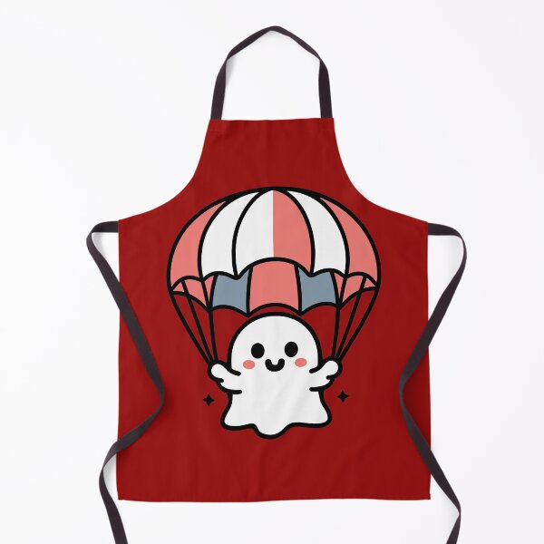 Item preview, Cute Ghost Jumps with a Parachute designed and sold by MaateoDesign.