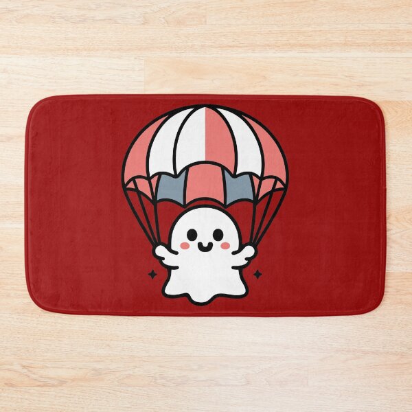 Item preview, Cute Ghost Jumps with a Parachute designed and sold by MaateoDesign.