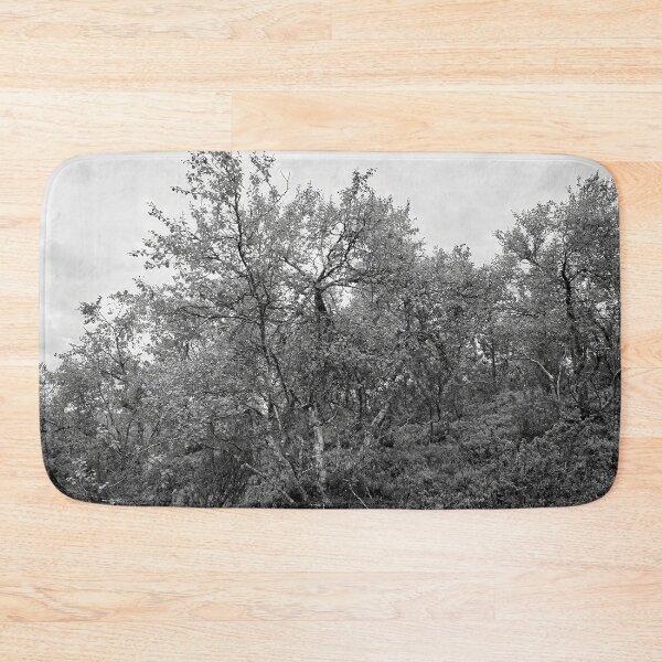 Item preview, Mountain side view. Mountain Birch bw designed and sold by Jouko Lehto Photography.