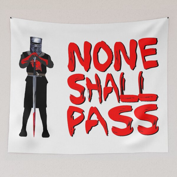Item preview, None Shall Pass British Classic Film Comedy 1970s V2 designed and sold by RetrospectUK.