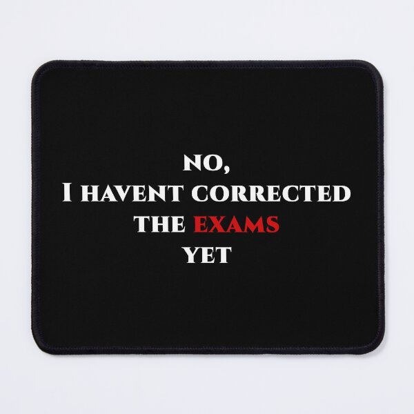 Item preview, no,i havent corrected the exams yet - elegant white and red text designed and sold by EmeraldeaArt.