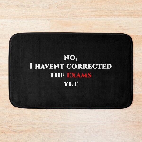 Item preview, no,i havent corrected the exams yet - elegant white and red text designed and sold by EmeraldeaArt.