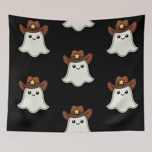 Item preview, Cowboy Ghost Halloween designed and sold by BlankCanvasHaHa.