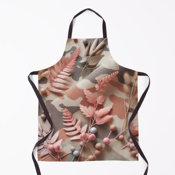 Item preview, Floral Camouflage with Rose Gold Leaves , Soft Colors designed and sold by Gaborai.