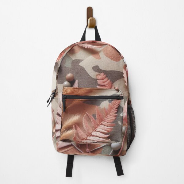 Item preview, Floral Camouflage with Rose Gold Leaves , Soft Colors designed and sold by Gaborai.