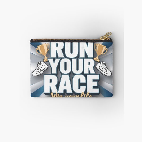 Item preview, Run Your Race Motivational Quote designed and sold by Dirty-Designs.