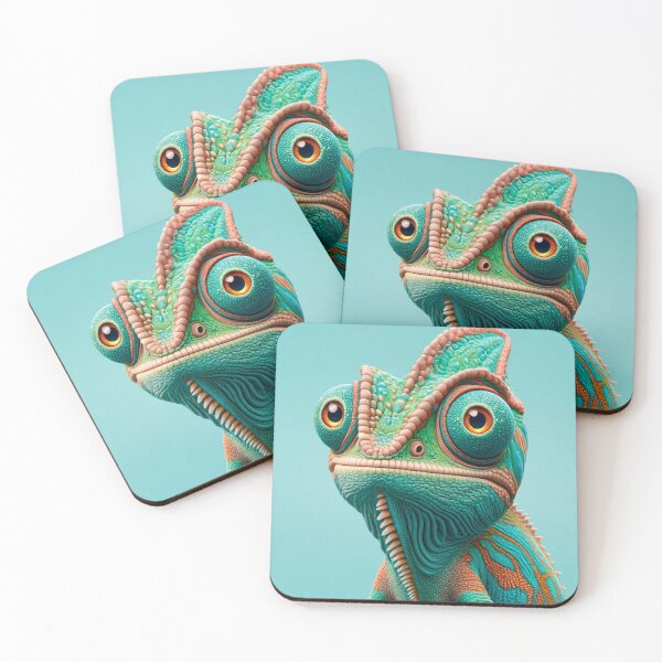 Item preview, Vibrant Chameleon Close-Up designed and sold by BubandAika.