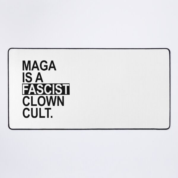 Item preview, MAGA IS A Fascist Clown CULT - black designed and sold by Thelittlelord.