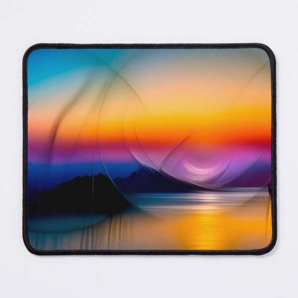 Item preview, Abstract Sunset Swirls Cirlces Colorful designed and sold by Mandeville Photography.