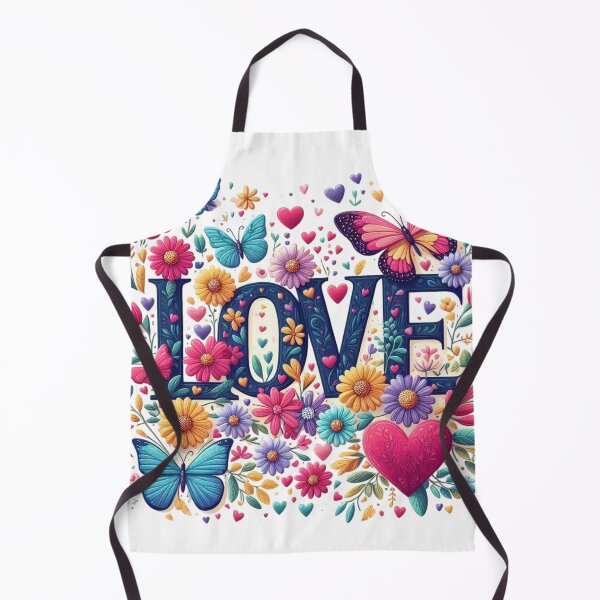Item preview, Blooming Love: A Symphony of Hearts, Butterflies and Flowers designed and sold by aZRaSs.