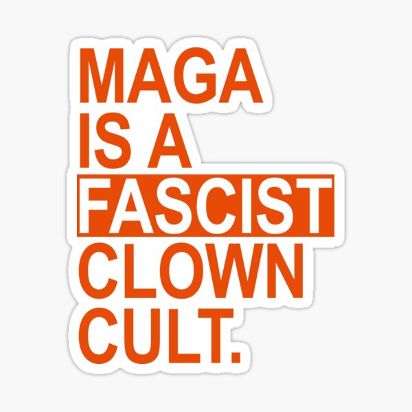 Artikel-Vorschau von MAGA IST EIN faschistischer Clown-KULT - prison orange, designt und verkauft von Thelittlelord.