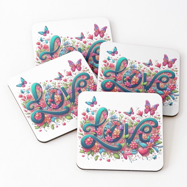 Item preview, Love's Sweet Symphony: A Dance of Hearts, Flowers and Butterflies designed and sold by aZRaSs.