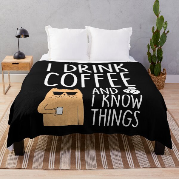 Item preview, I drink Coffee And I Know Things designed and sold by Mustapha ALAHAYANE.