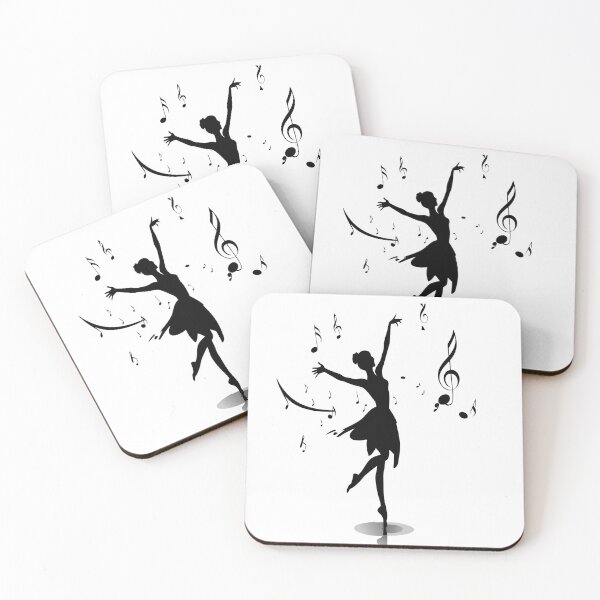 Item preview, A Silhouette Of A Woman Dancing Gracefully designed and sold by vuslatmedia.