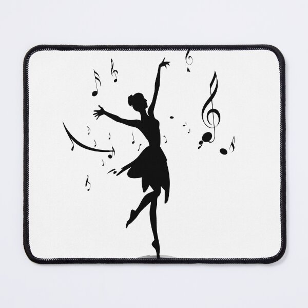 Item preview, A Silhouette Of A Woman Dancing Gracefully designed and sold by vuslatmedia.