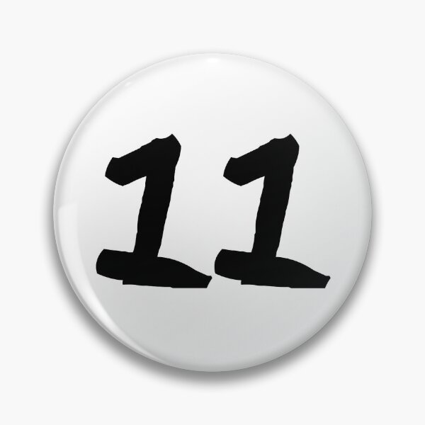 Item preview, 11, eleven, black, ninja designed and sold by Numbers-Art.