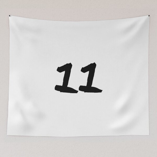 Item preview, 11, eleven, black, ninja designed and sold by Numbers-Art.