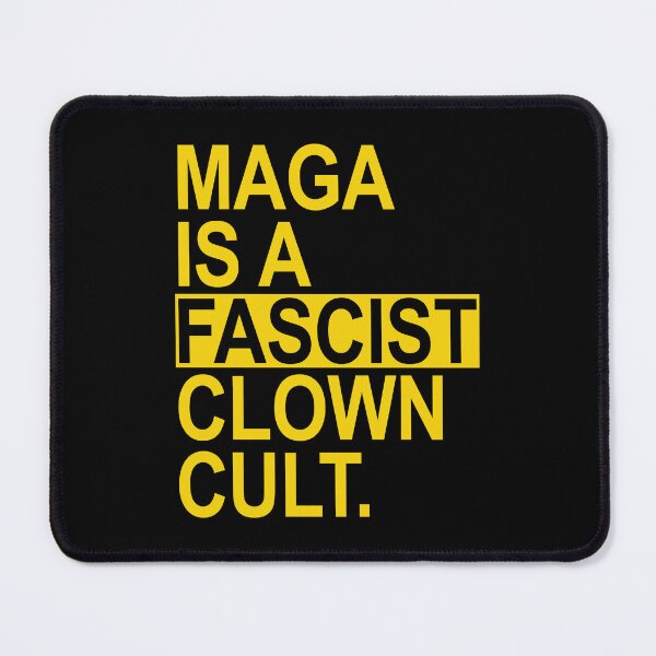 Item preview, MAGA IS A Fascist Clown CULT - yellow designed and sold by Thelittlelord.