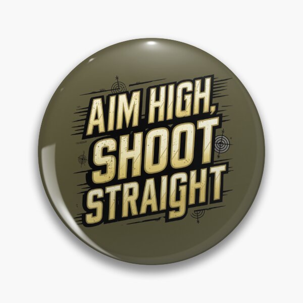 Item preview, Aim High Shoot Straight - Airsoft Enthusiast designed and sold by SewnMemories.