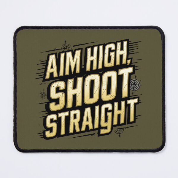 Item preview, Aim High Shoot Straight - Airsoft Enthusiast designed and sold by SewnMemories.