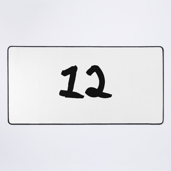 Item preview, 12, twelve, black, ninja designed and sold by Numbers-Art.
