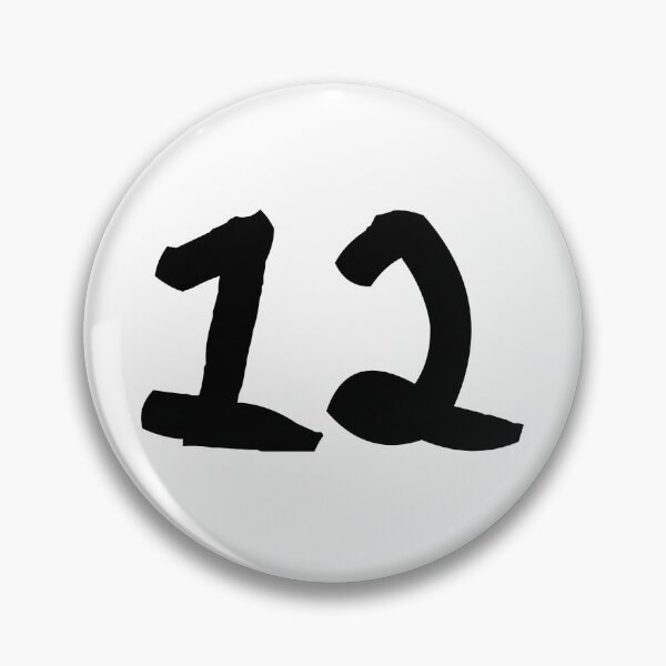 Item preview, 12, twelve, black, ninja designed and sold by Numbers-Art.