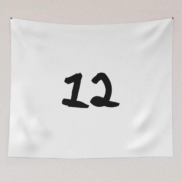 Item preview, 12, twelve, black, ninja designed and sold by Numbers-Art.