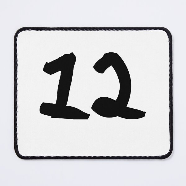 Item preview, 12, twelve, black, ninja designed and sold by Numbers-Art.