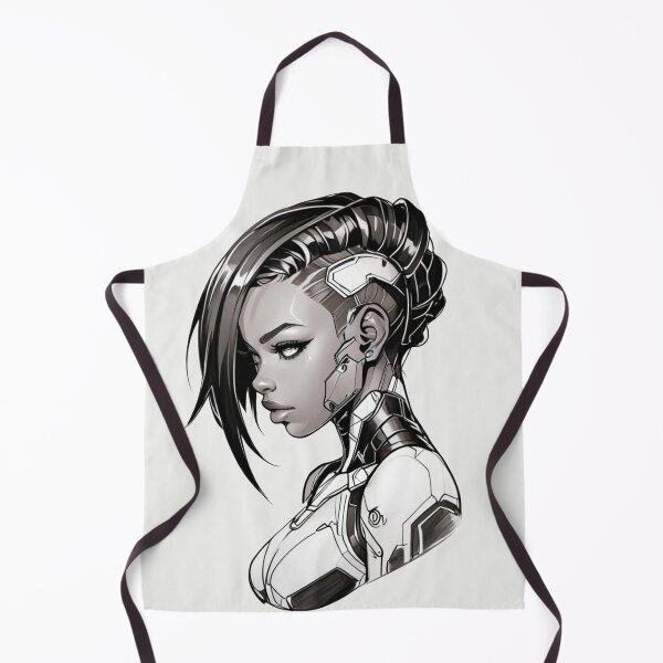 Aperçu de l'œuvre Cyborg Girl créée et vendue par ArtCraftLab.