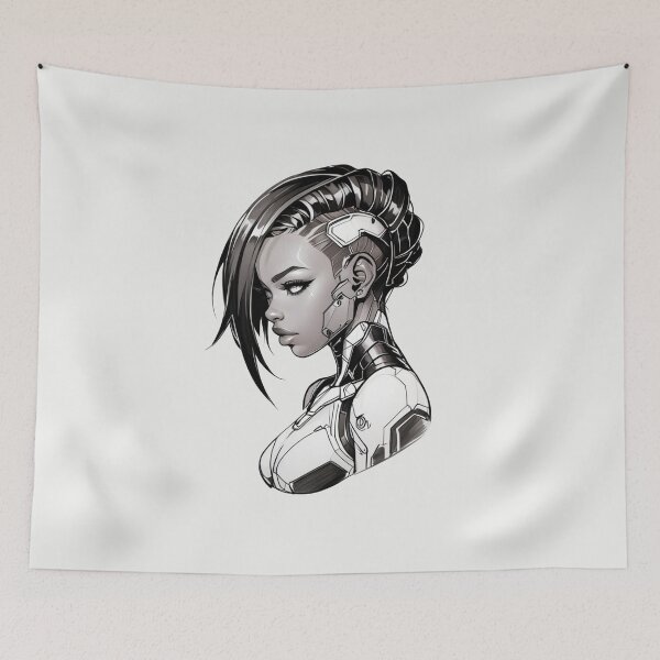 Item preview, Chica cyborg designed and sold by ArtCraftLab.