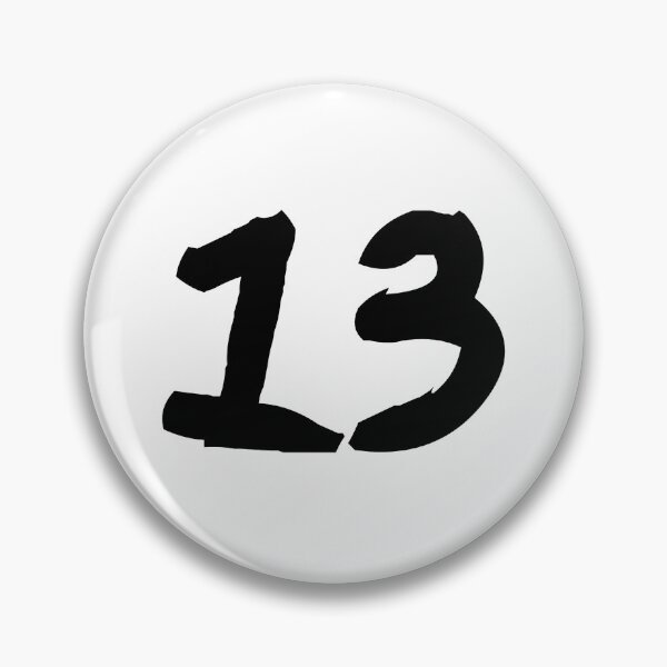 Item preview, 13, thirteen, black, ninja designed and sold by Numbers-Art.