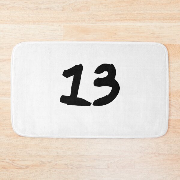 Item preview, 13, thirteen, black, ninja designed and sold by Numbers-Art.