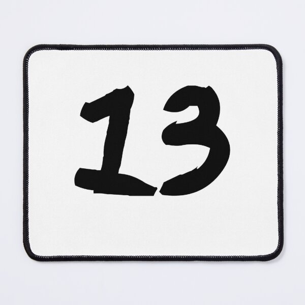 Item preview, 13, thirteen, black, ninja designed and sold by Numbers-Art.