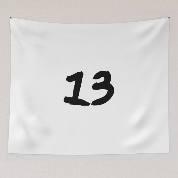 Item preview, 13, thirteen, black, ninja designed and sold by Numbers-Art.