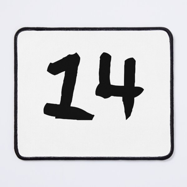 Item preview, 14, fourteen, black, ninja designed and sold by Numbers-Art.
