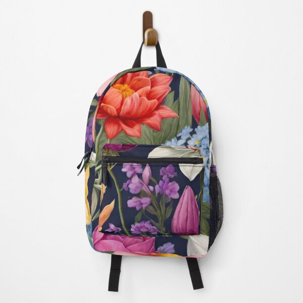 Item preview, Pastel Colorful Flowers Leaves Spring Wildflowers Pattern Floral Poster Design designed and sold by HAKKI ARSLAN.