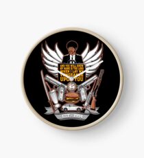 Pulp Heraldry Clock