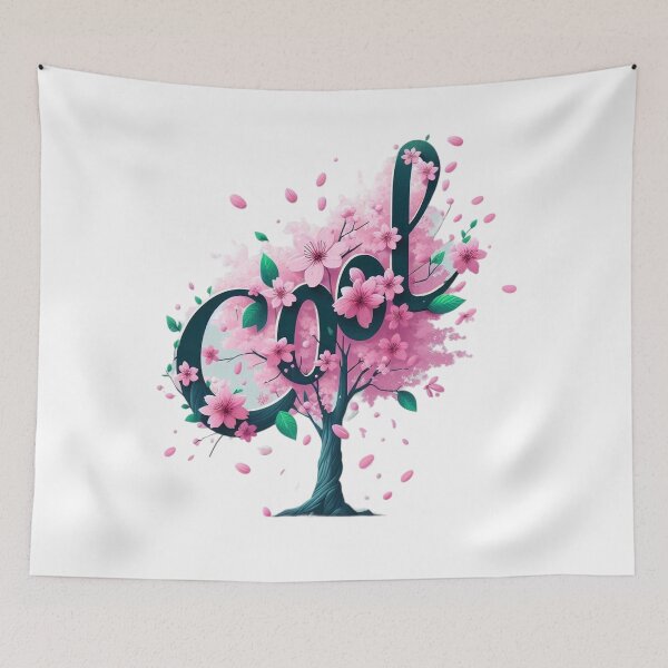 Item preview, Sakura Whisper: A Delicate Dance of "Cool" Pink Blossoms in the Breeze designed and sold by aZRaSs.
