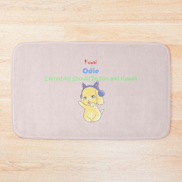 Item preview, Kowai Odie Motto with Odie (Cat Headphones) designed and sold by KowaiOdie.