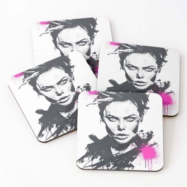 Item preview, Charlize Theron Fashion Portrait Design designed and sold by FPortraits.