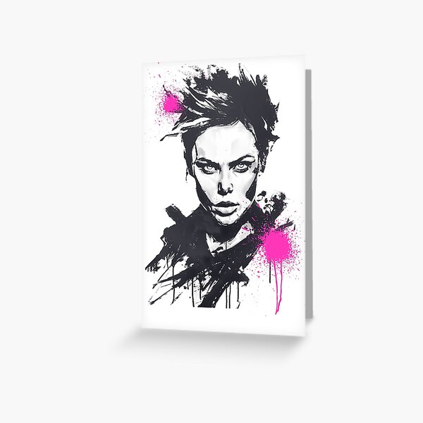 Item preview, Charlize Theron Fashion Portrait Design designed and sold by FPortraits.
