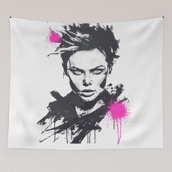 Item preview, Charlize Theron Fashion Portrait Design designed and sold by FPortraits.