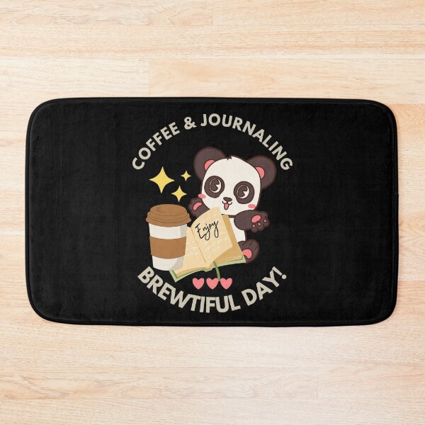 Item preview, Coffee & Journaling Cute Panda_journaling lover designed and sold by KLArtzStore.