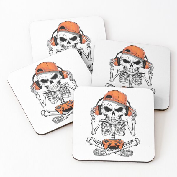 Item preview, Halloween Skeleton Gamer Video Gaming Boys Men Kids Teens  designed and sold by clothesy7.